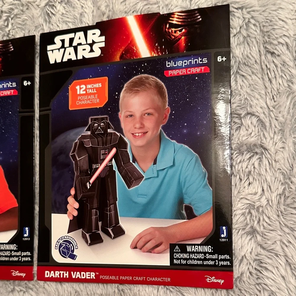 Star Wars Blueprints Paper Craft Set - Chewbacca‎ and Darth Vader